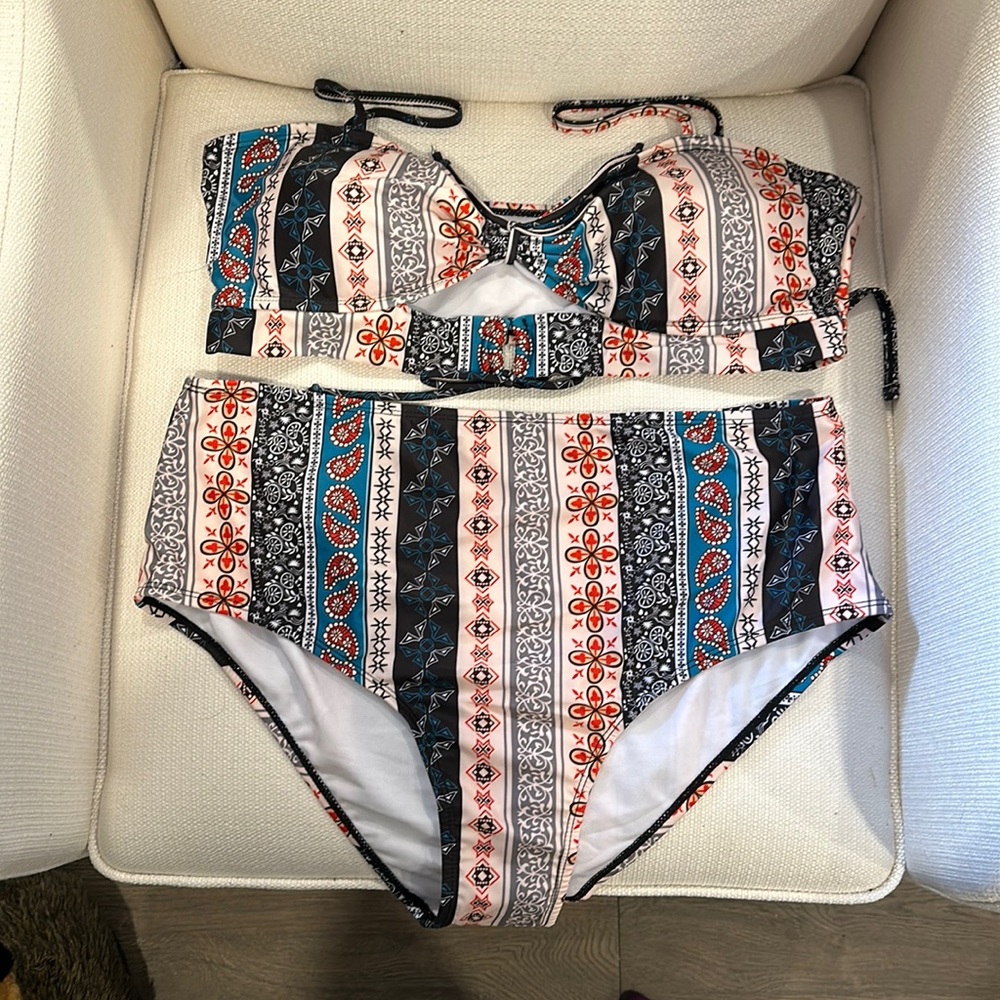 high waisted bikini
